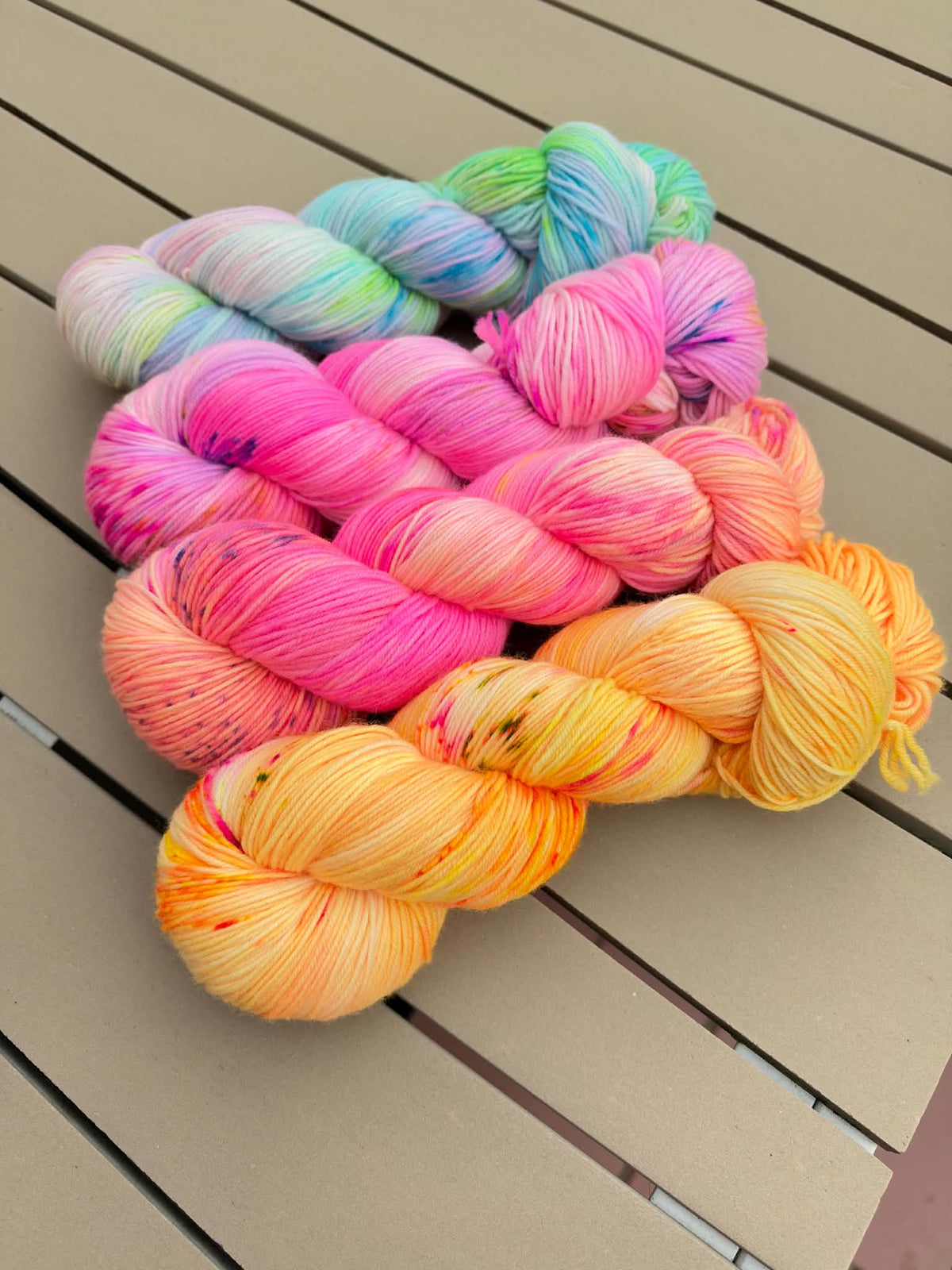 Kit 4 écheveaux "fade"