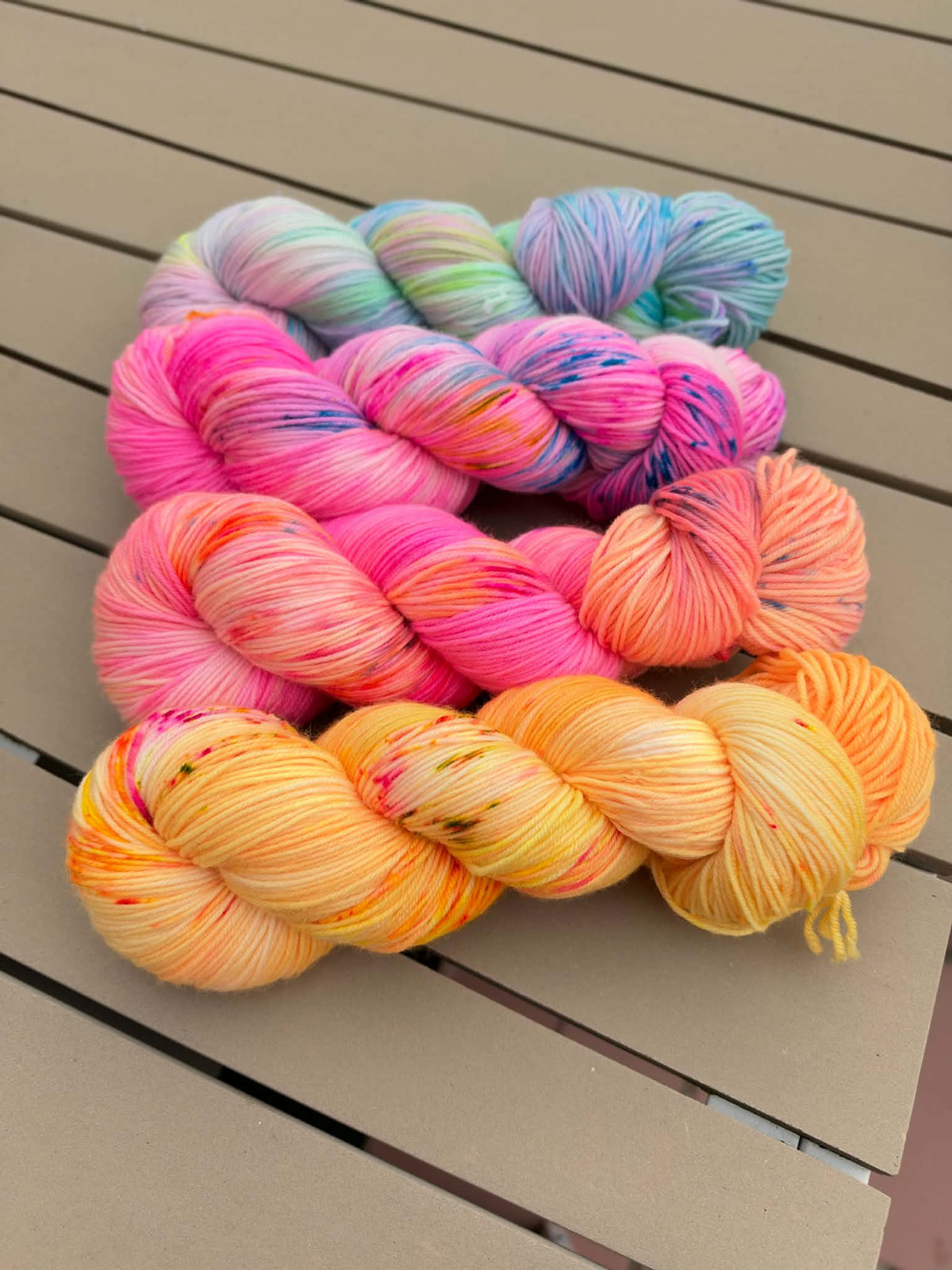 Kit 4 écheveaux "fade"