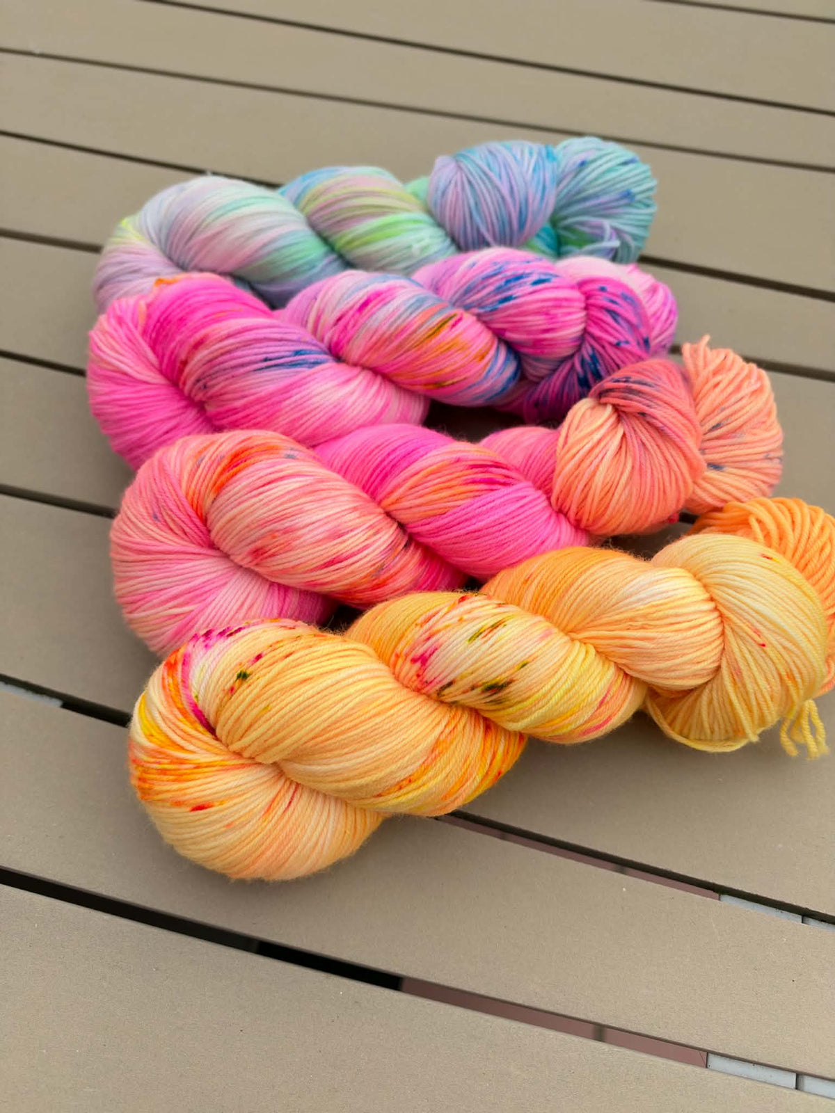 Kit 4 écheveaux "fade"