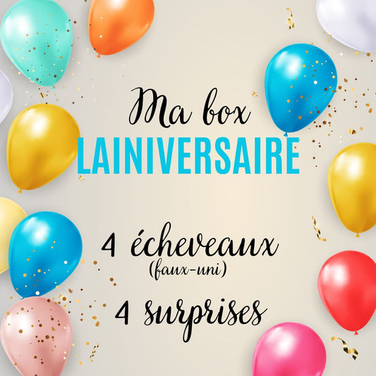 Grande faux-uni - Box lainiversaire