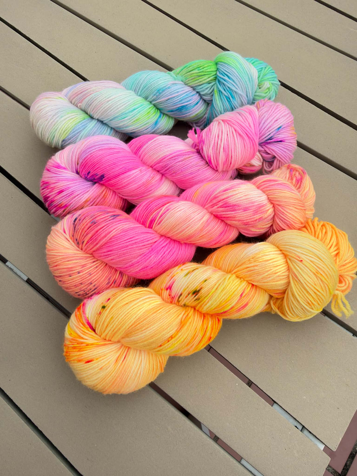 Kit 4 écheveaux "fade"