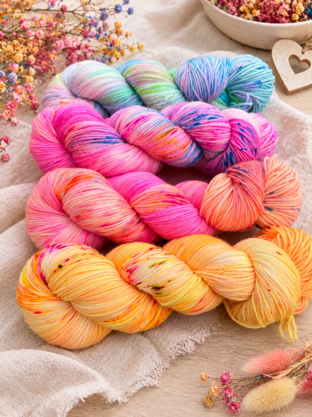 Kit 4 écheveaux "fade"