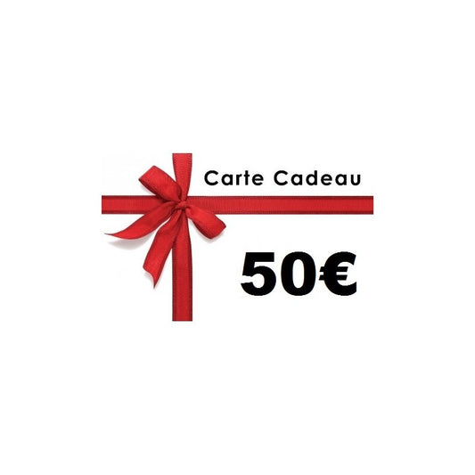 Carte cadeau 50 euros